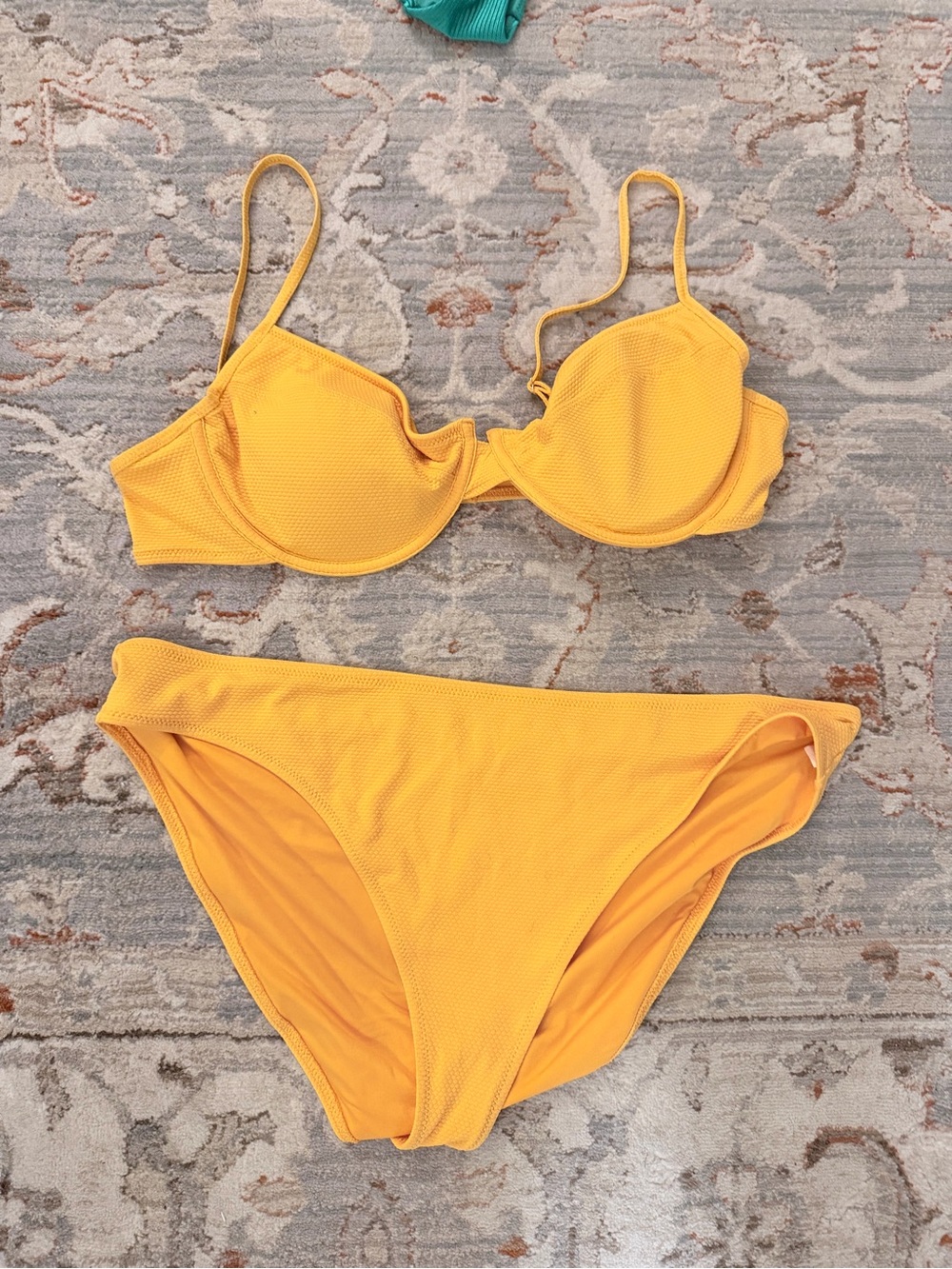 Old Navy Yellow Underwire Bikini Set